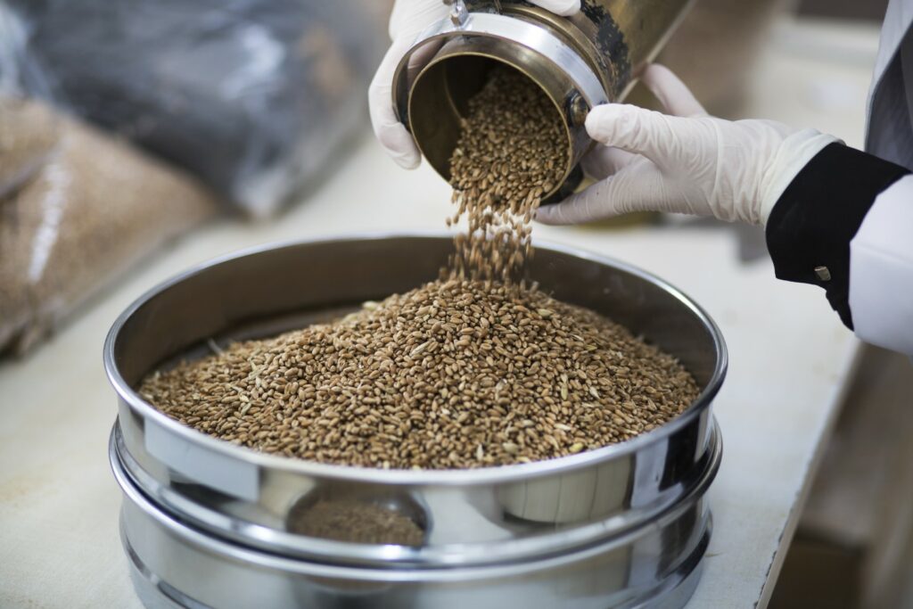 Grains produced from precise roller mill controls